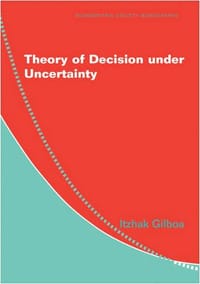 Theory of Decision under Uncertainty