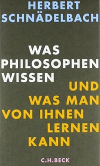 Was Philosophen wissen